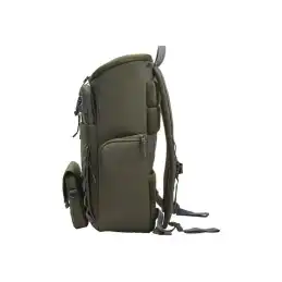 HP Laptop Backpack - Sac à dos pour ordinateur portable - modulaire - 15.6" - gris, vert (9J496AA)_9